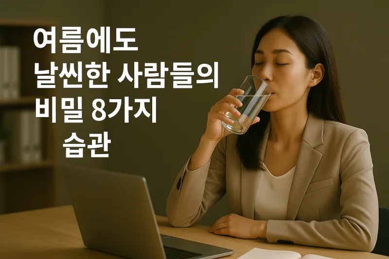 여름철 체중 유지 비결, 날씬한 사람들은 이렇게 삽니다