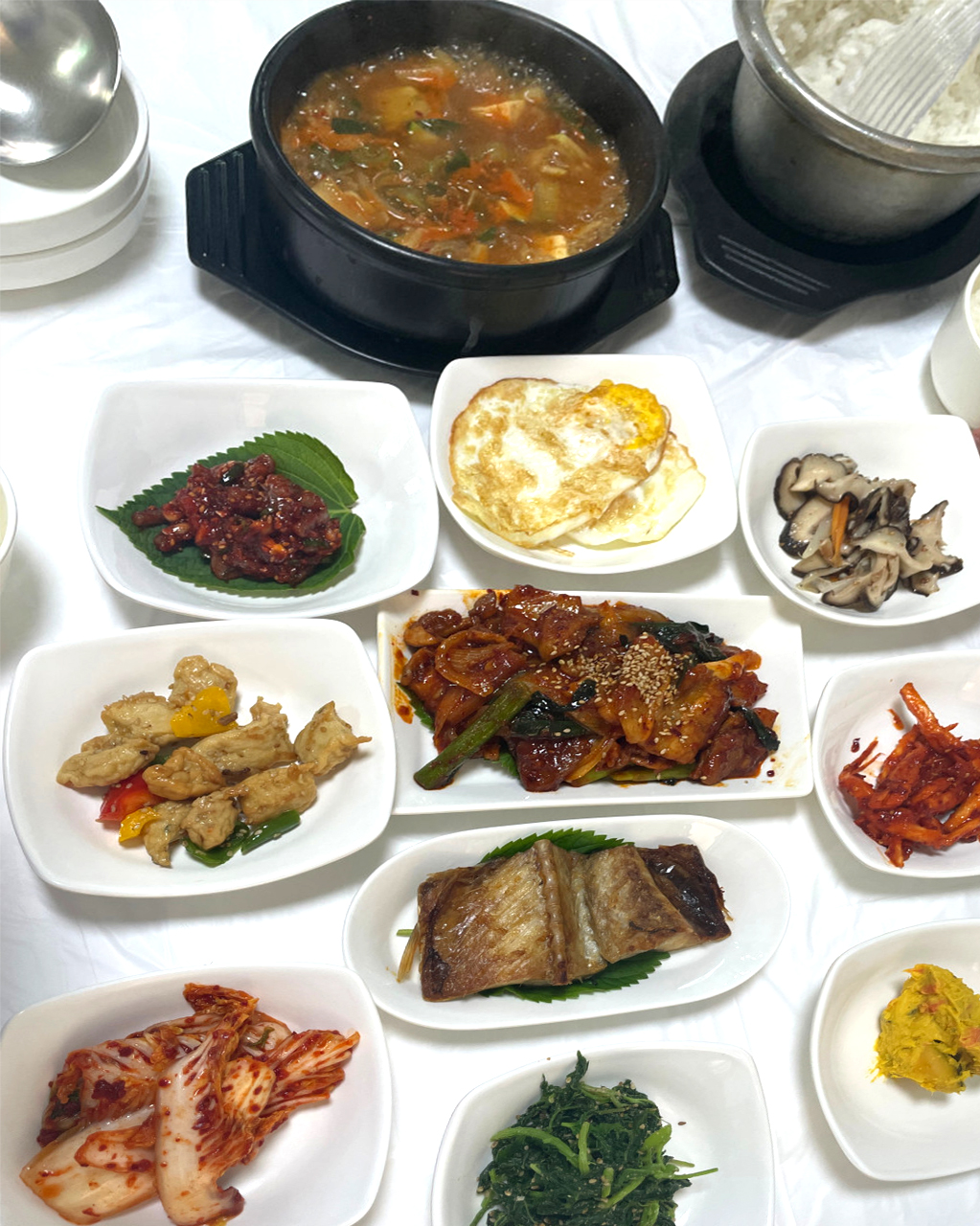 단양시장 미자네 식당 점심백반