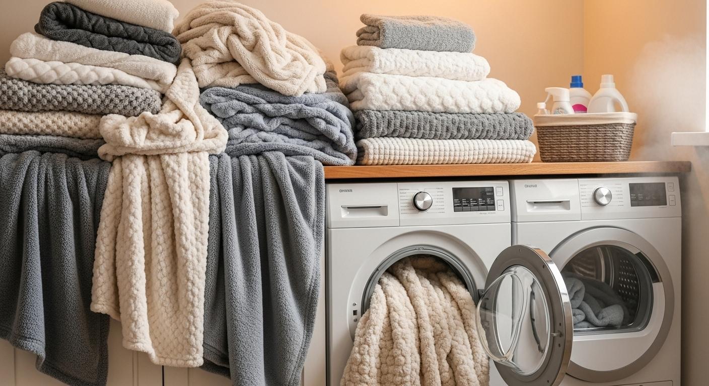 겨울이불 빨래 세탁기