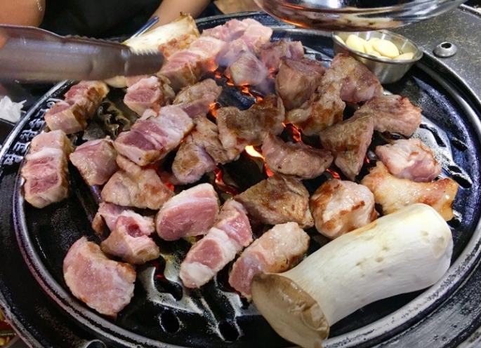 땅코참숯구이