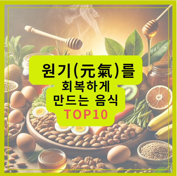 원기 회복 음식 10가지