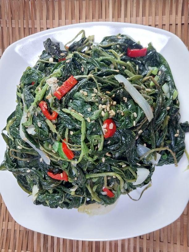 깻잎순볶음요리 사진