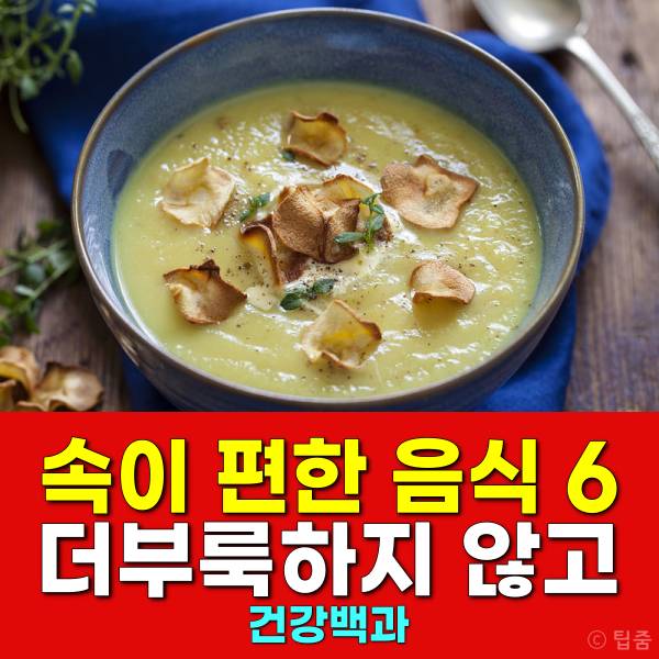 속이 편한 음식 속이 더부룩하지 않은 음식