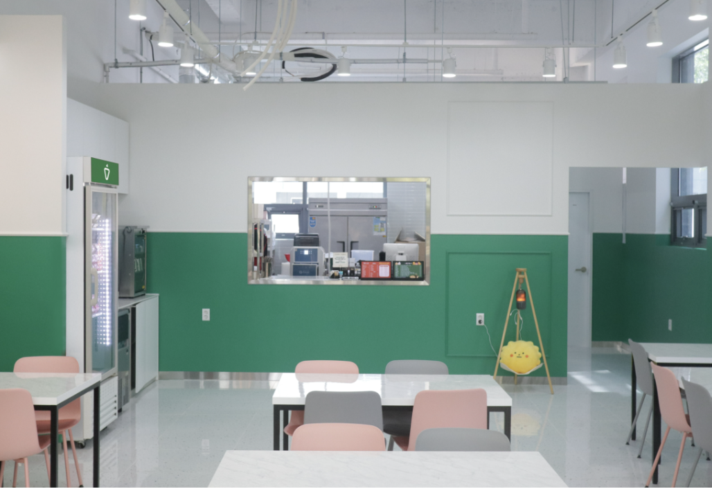 신전떡볶이 매장 내부