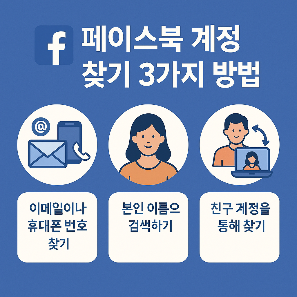 페이스북 계정찾기