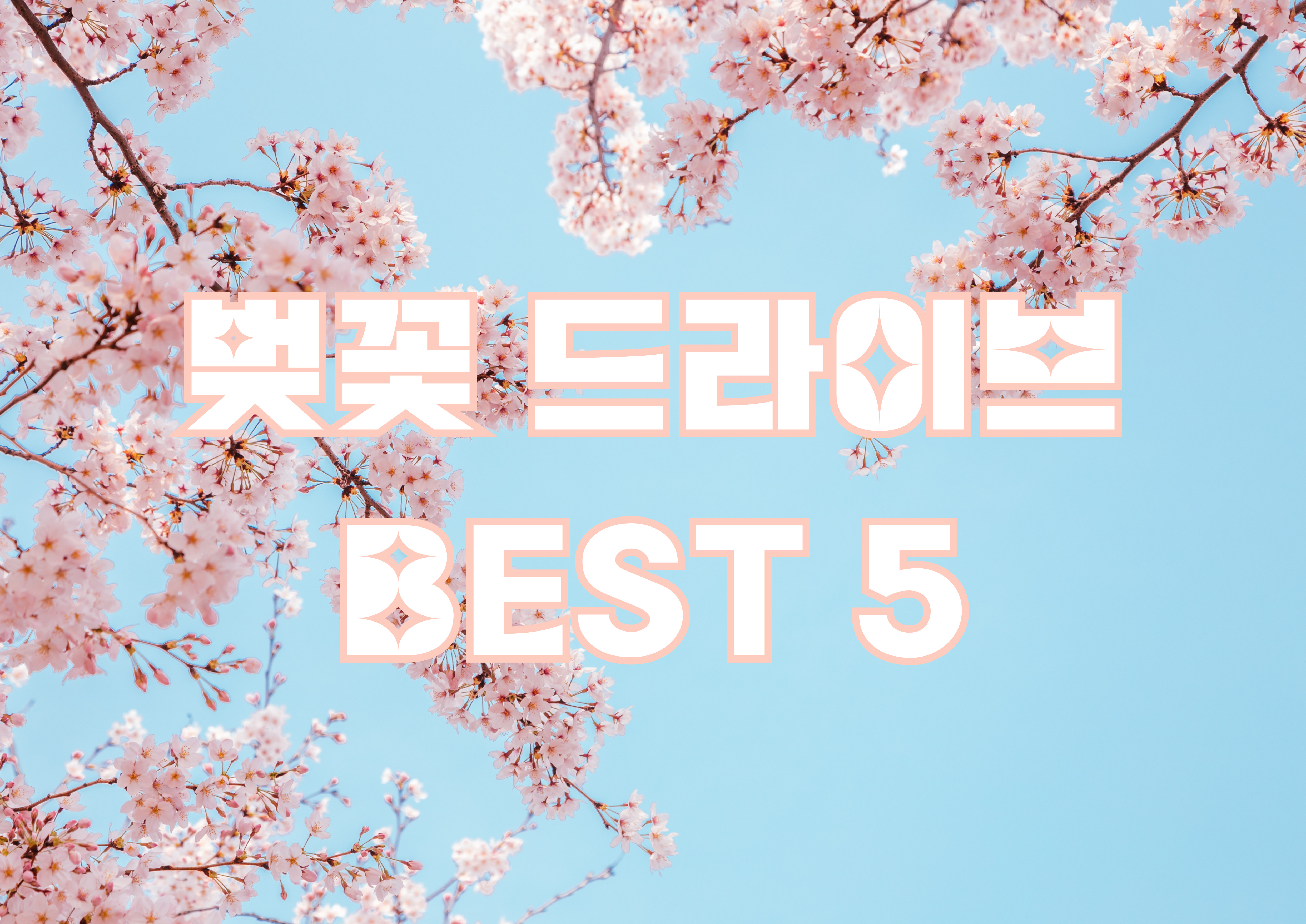 벚꽃 드라이브 코스 추천