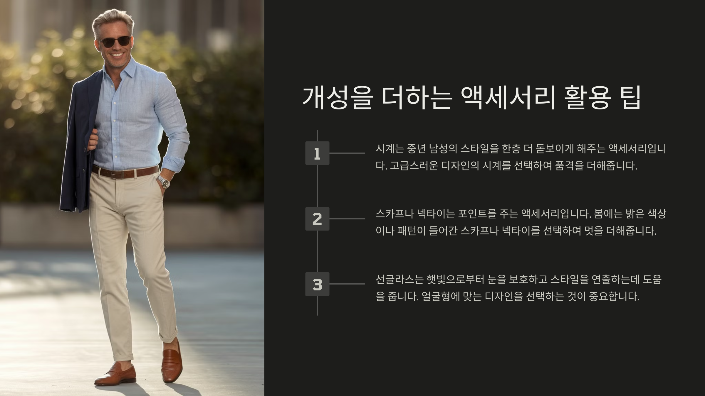 중년 남성 봄 패션 스타일링 가이드