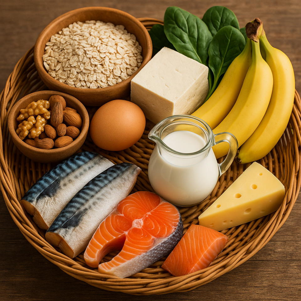 스트레스 줄이는 식단의 재료