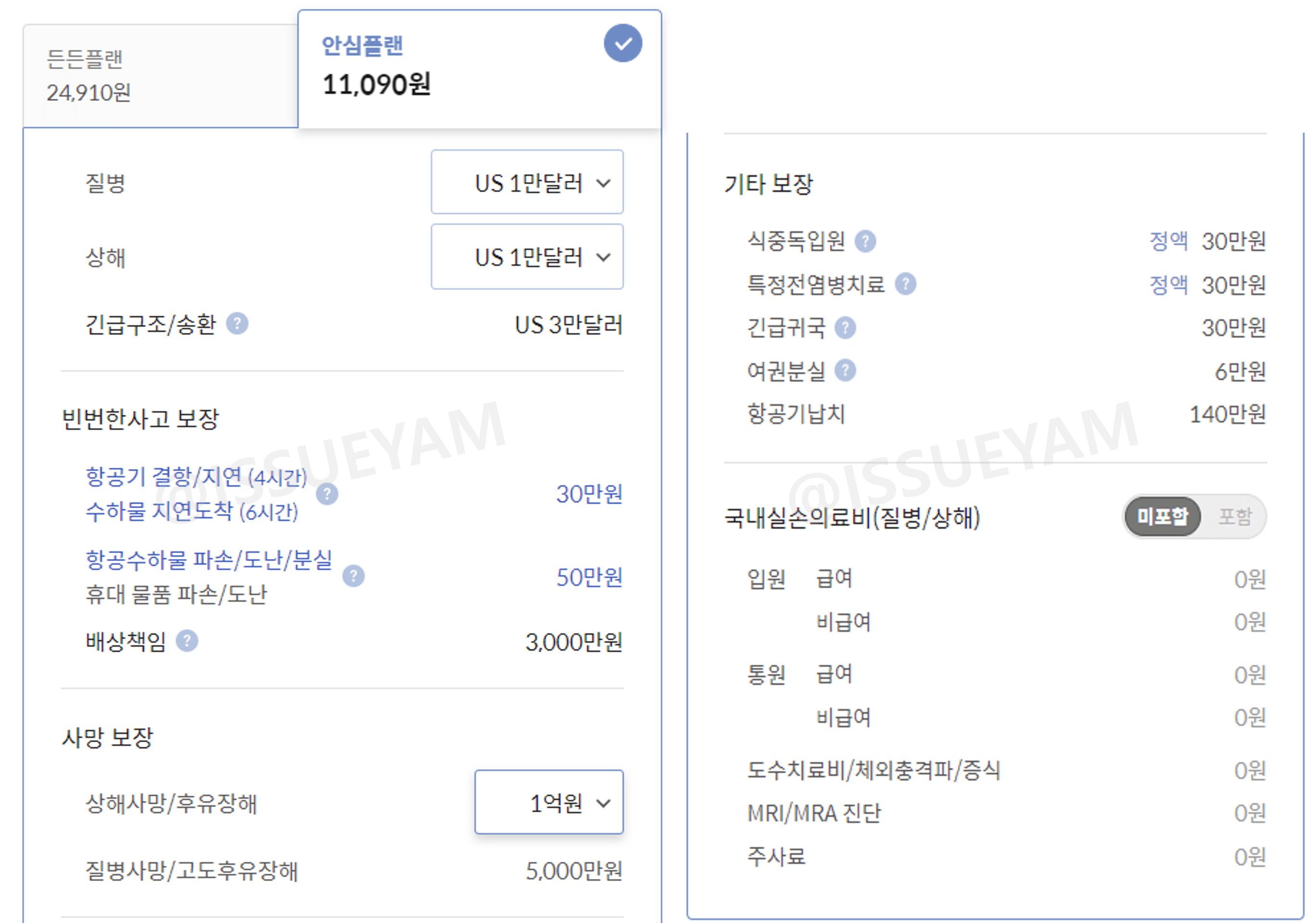마이뱅크 해외여행자보험