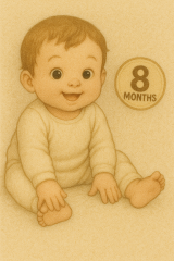 8개월 아기 이미지