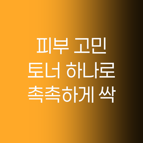 피부 고민 끝! 센텔리안24 토너로 ..