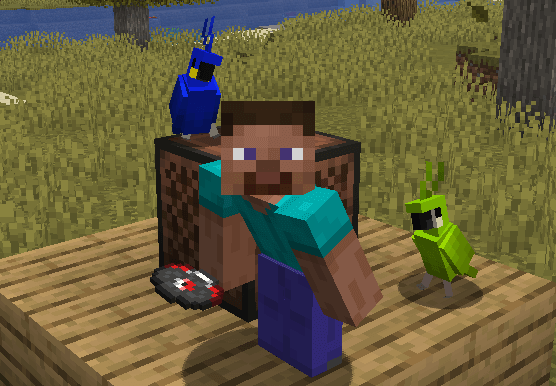 주크박스로 앵무새들과 함께 춤을 출 수 있습니다.