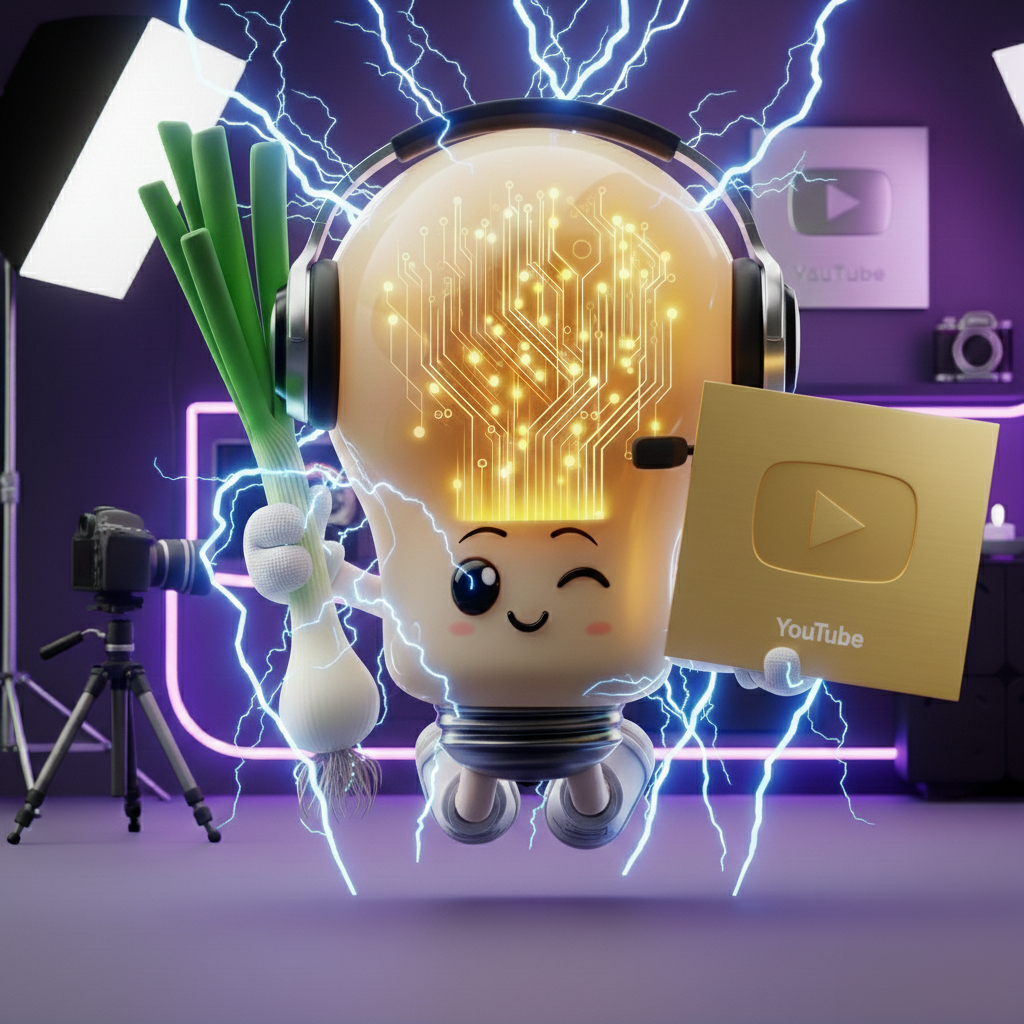 유튜브 골드패를 들고 있는 파박이