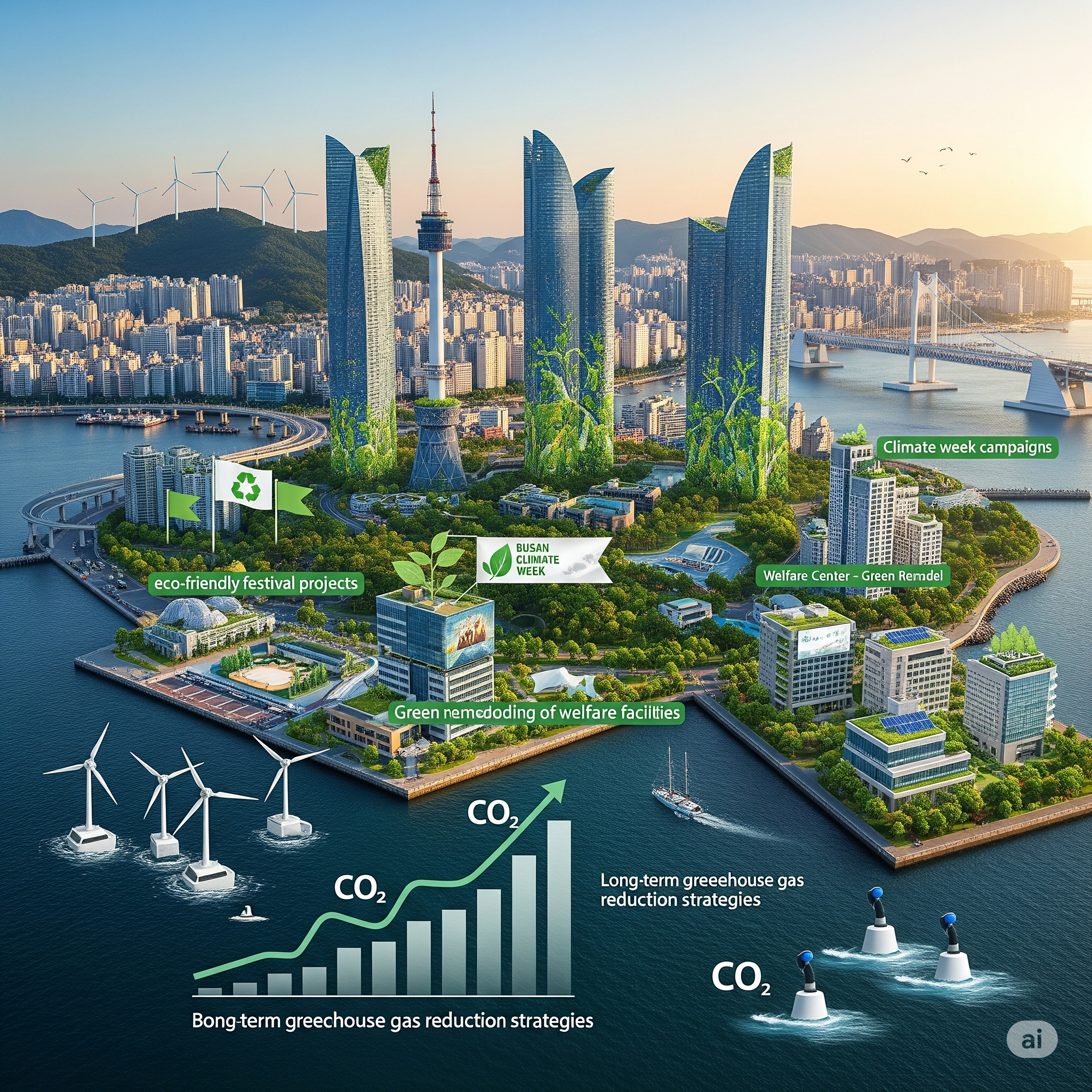🌱 부산시 탄소중립 정책 핵심 내용 관련이미지