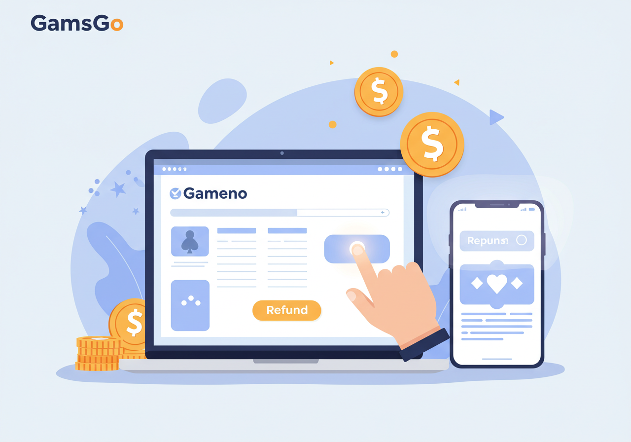 겜스고(GamsGo) 환불&amp;#44; 복잡할까 걱정 마세요! 쉽고 빠르게 받는 방법