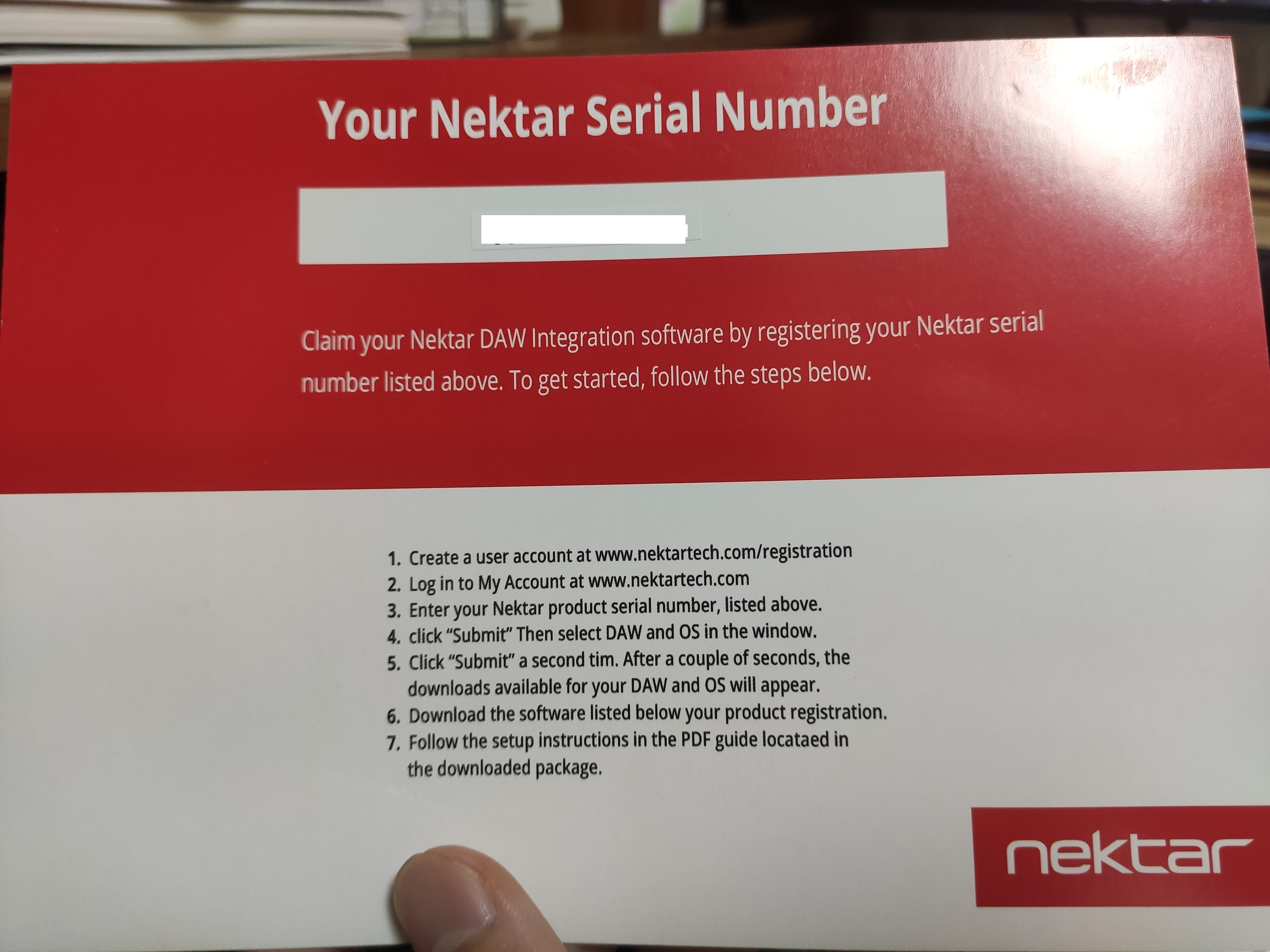 제품 등록 시리얼