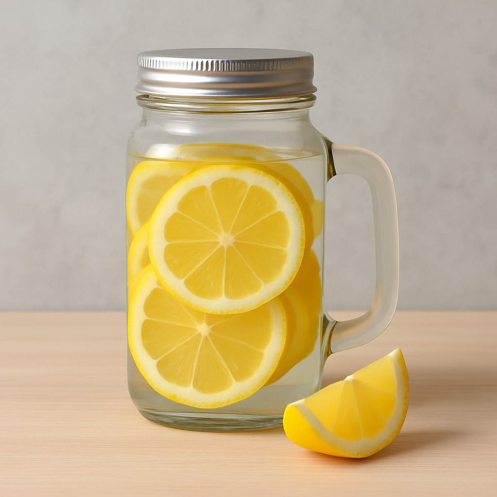 레몬이 들어간 디톡스 워터