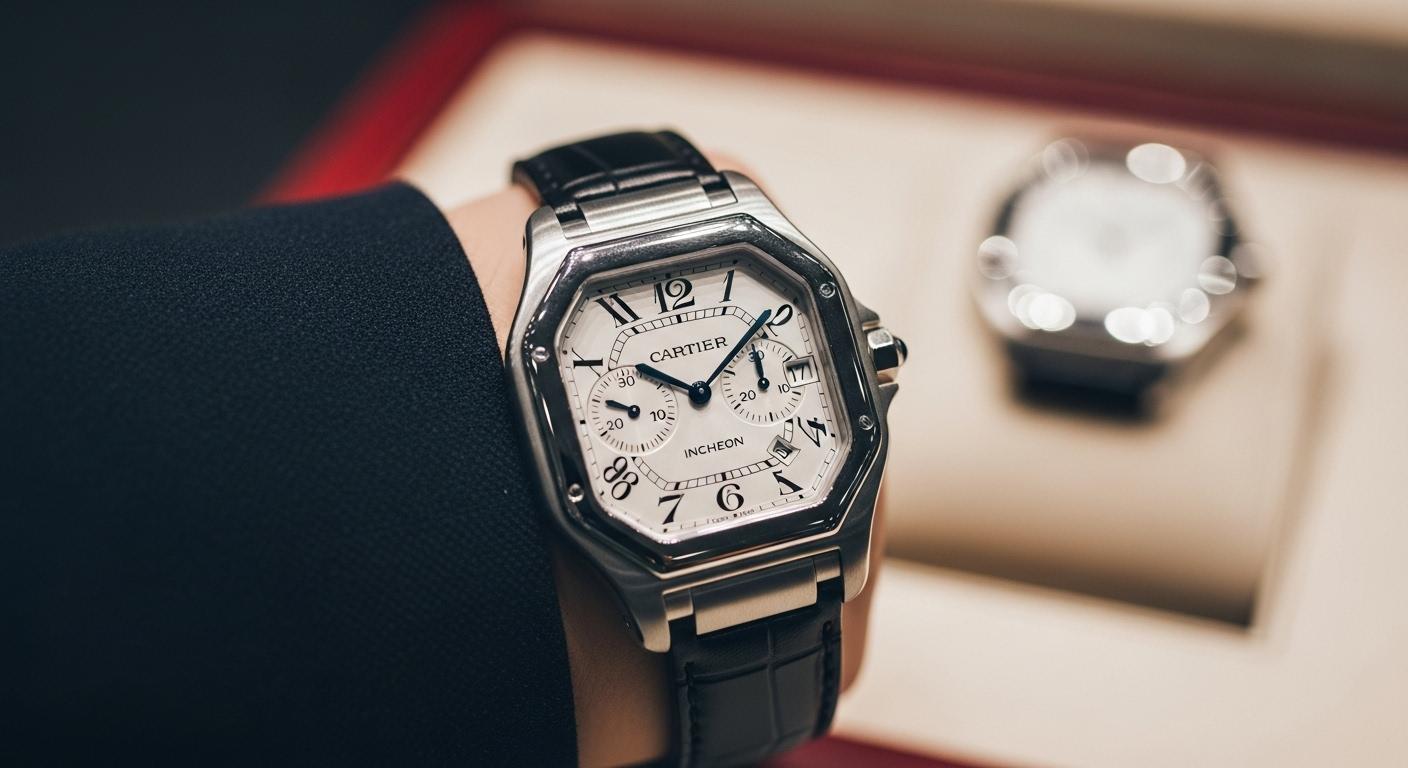 인천공항 까르띠에 시계