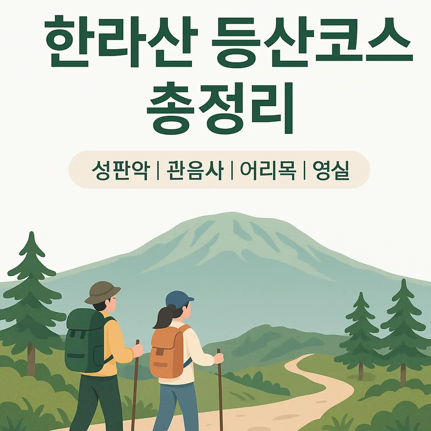한라산 등산코스를 따라 사계절 다른 매력을 느끼는 여행 가이드