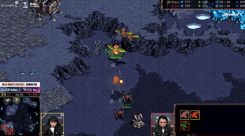 D조 2경기 뮤탈공격