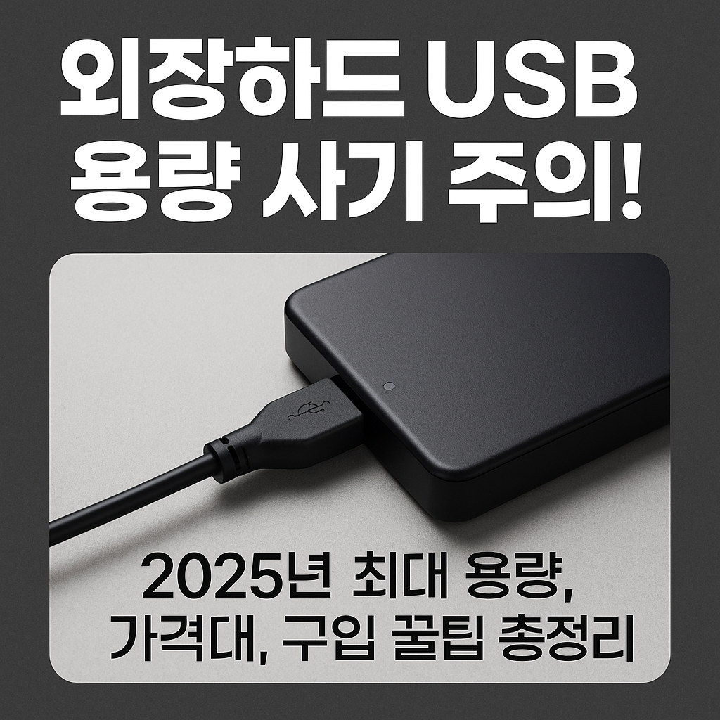 외장하드, USB