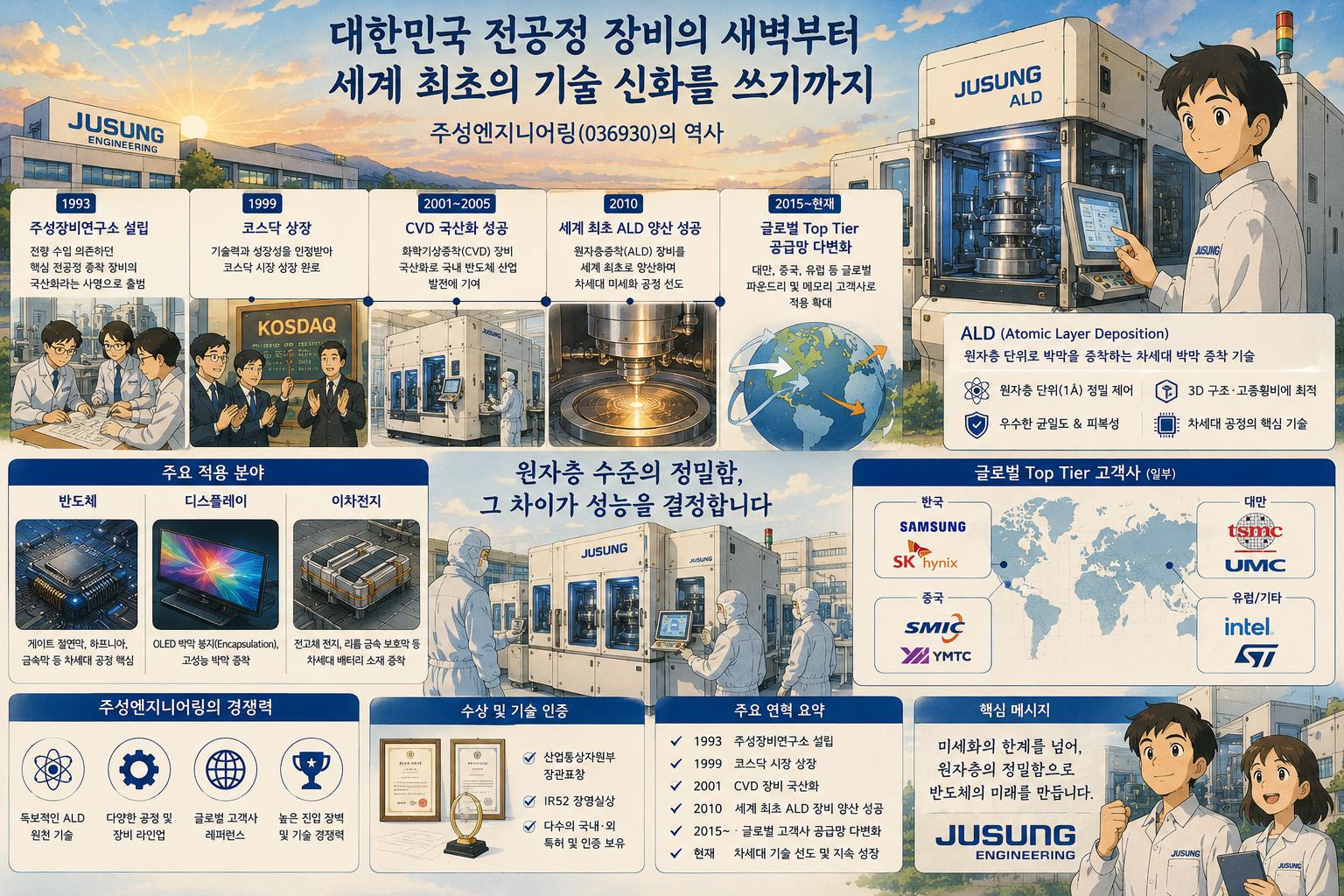 주성엔지니어링의 혁신 역사