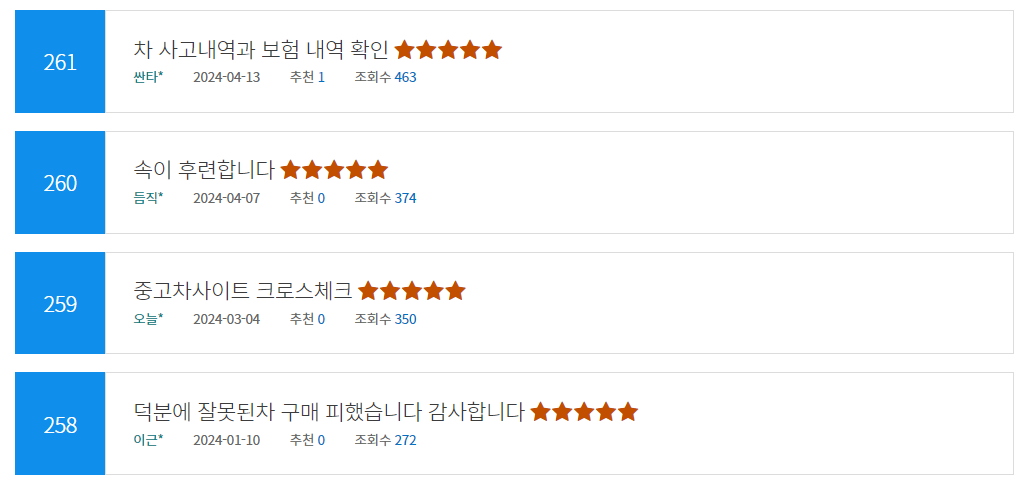 카히스토리 사용 후기