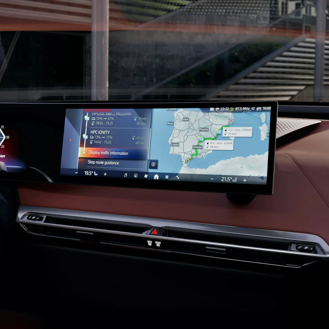 BMW IX 차량 내부, 외부 이미지