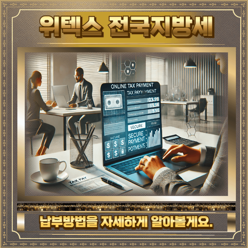 위택스 전국지방세 납부