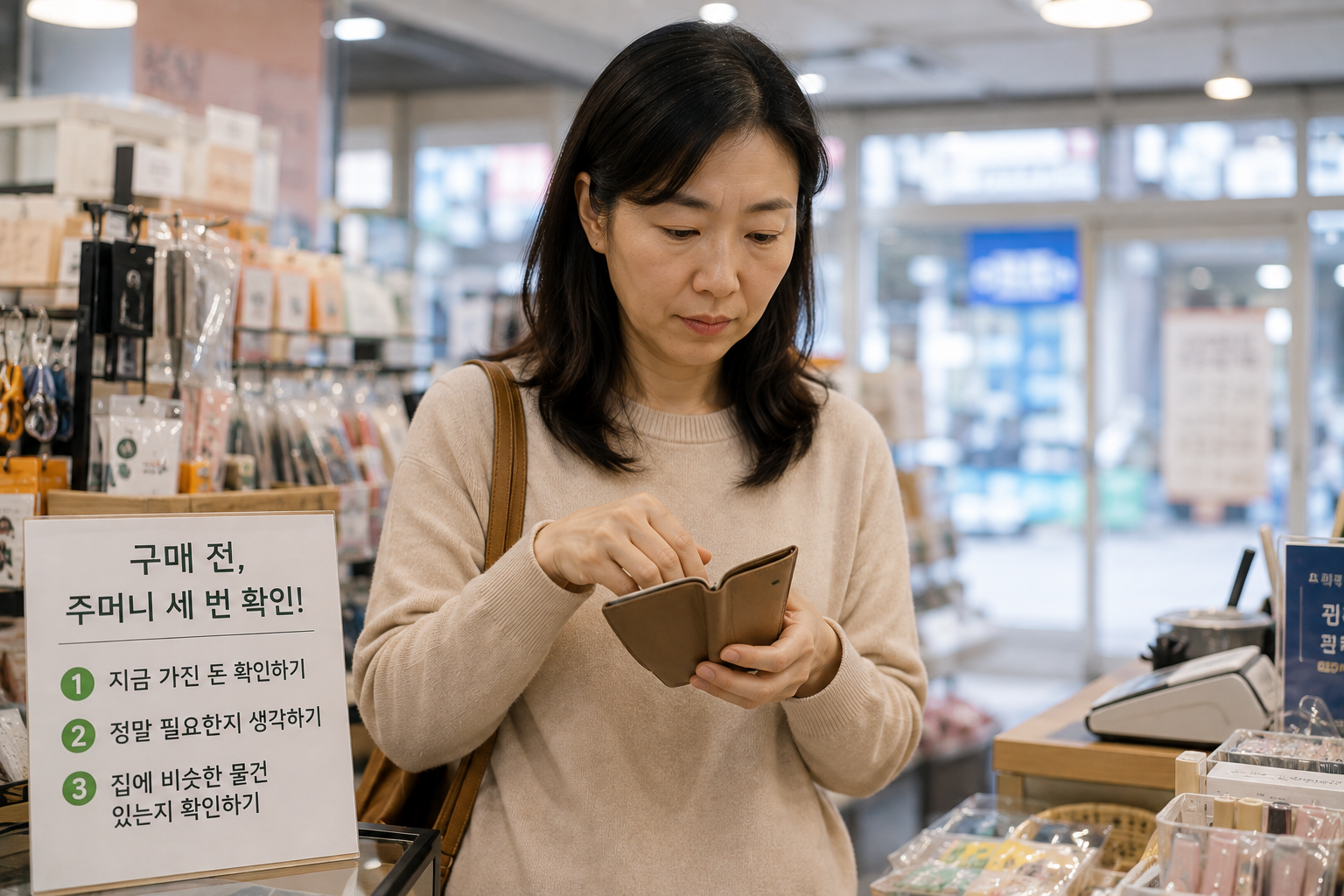 "주머니를 세 번 확인하는 습관을 만들고 달라진 소비 습관"