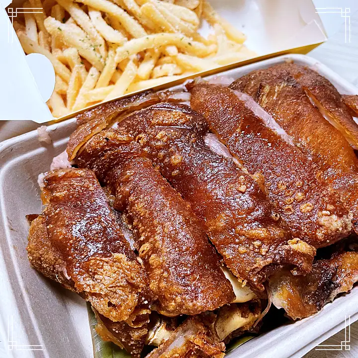 네모세모 강릉 맛집 필리핀 스타일 튀김 족발 스페셜 살로살로 바베큐 BBQ 맛있는 가게