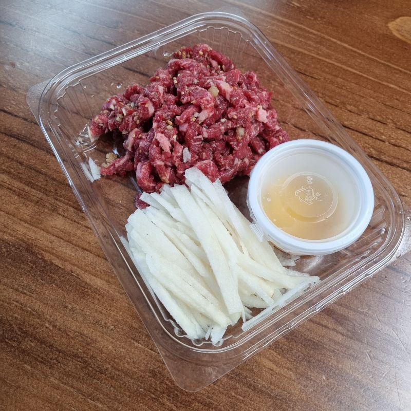 홍박사-한우-생고기-육회-포장