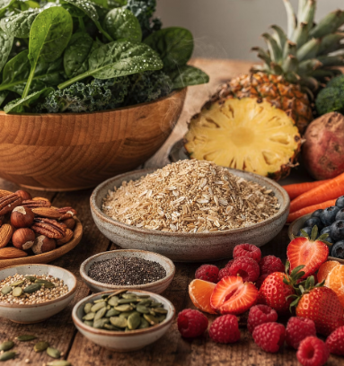 망간 많은 대표음식들