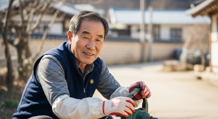 지역 마을에서 봉사하는 활동가