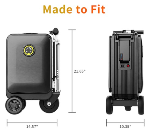 블랙핑크도 타고 다니는 캐리어 스쿠터 에어휠 전동 캐리어