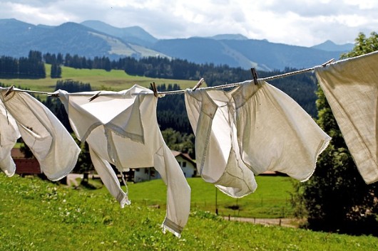 빨래할 때 식초 한 스푼