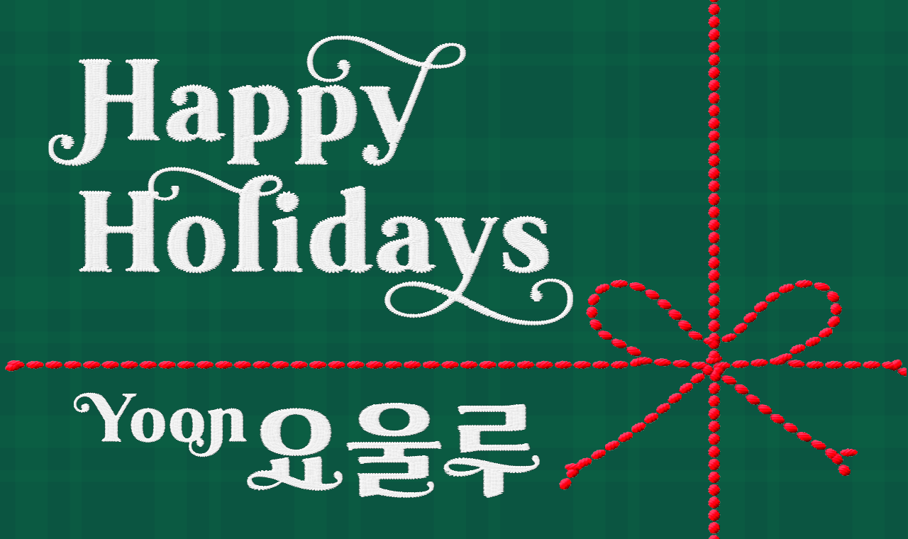 윤디자인 폰트 폰코 Yoon 요울루