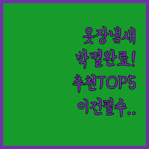꿉꿉한 냄새 제거 옷장 방향제 탈취제..