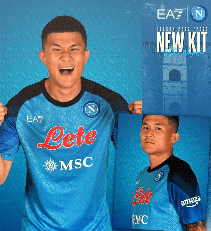 축구선수-김민재-나폴리-이적-공홈에-올라온-유니폼-입고-포효하는-모습