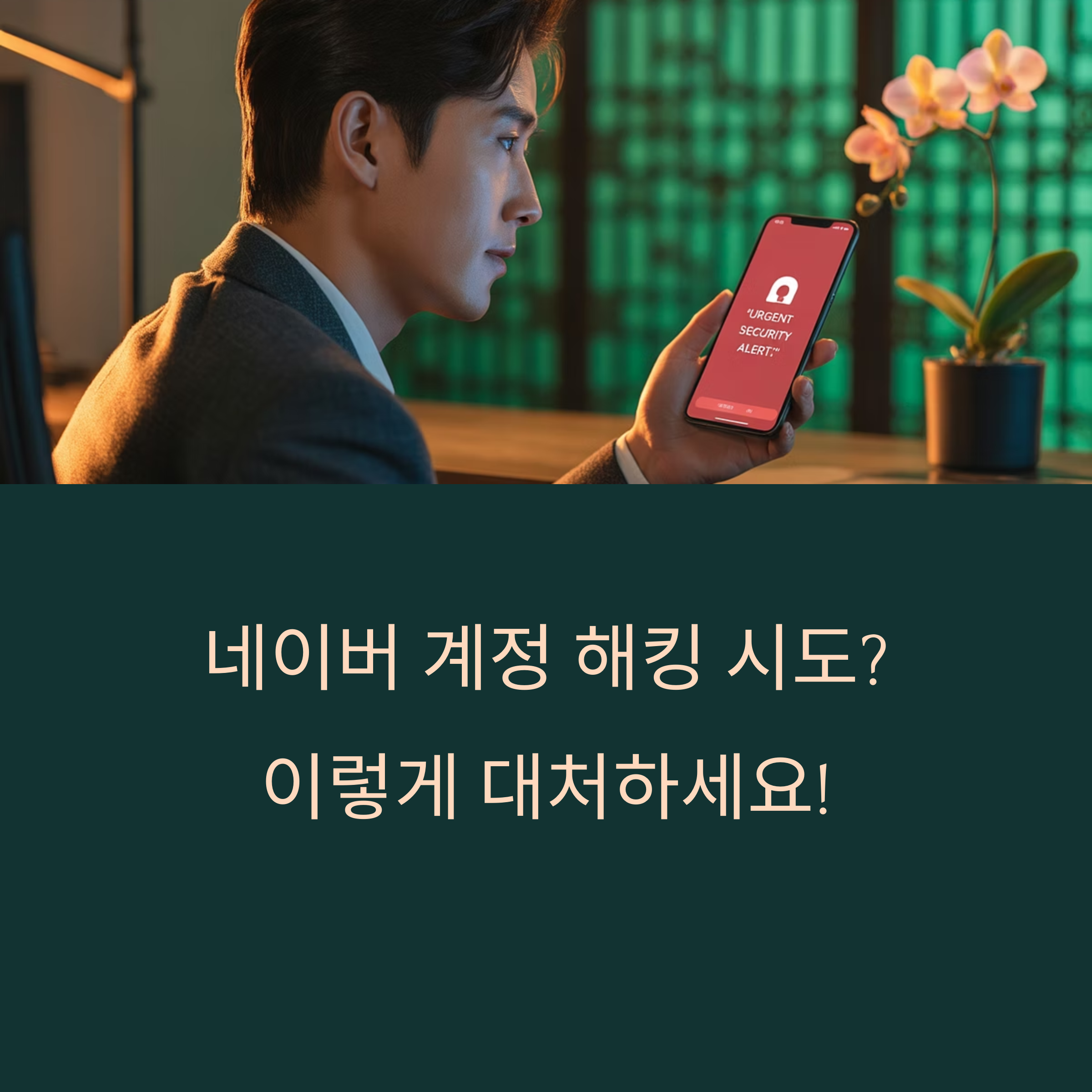 해킹으로 인한 네이버 2단계 알림