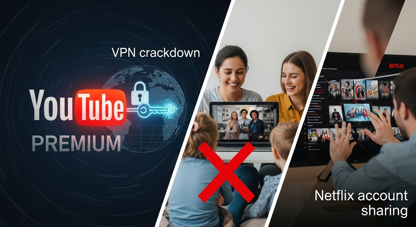 유튜브·넷플릭스 VPN 우회 대규모 숙청! 계정 정지 주의보