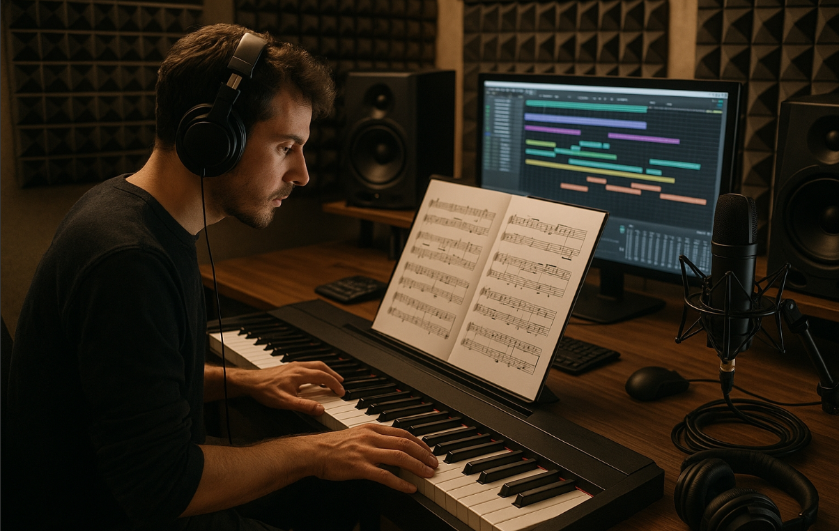 작곡과 편곡 관련 사진