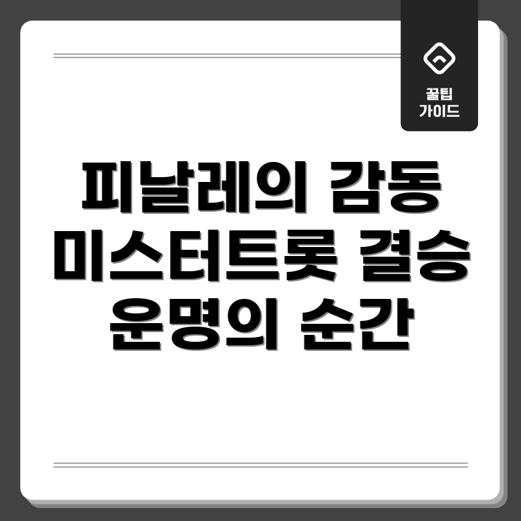 미스터트롯의 피날레