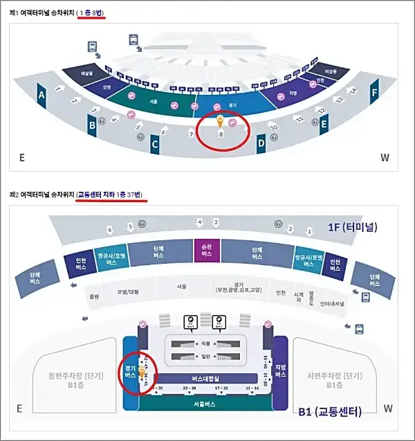 인천공항-부천-7001번-공항버스-타는-곳