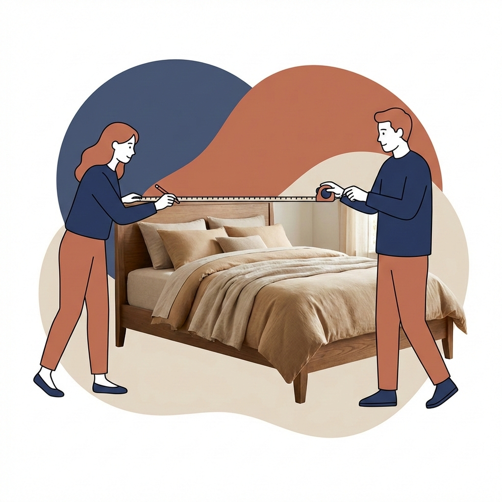 침대 사이즈 확인하는 방법