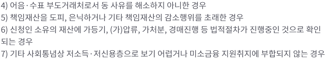 미소금융 취약계층교육비대출