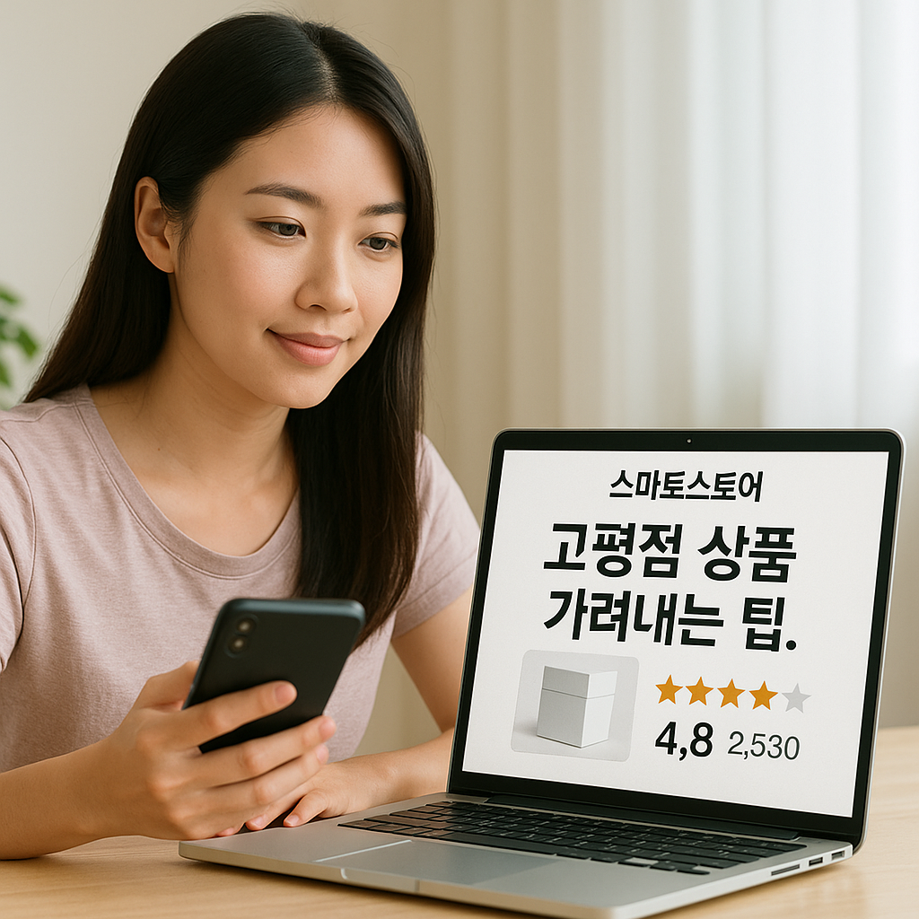 스마트스토어 고평점 상품 가려내는 팁