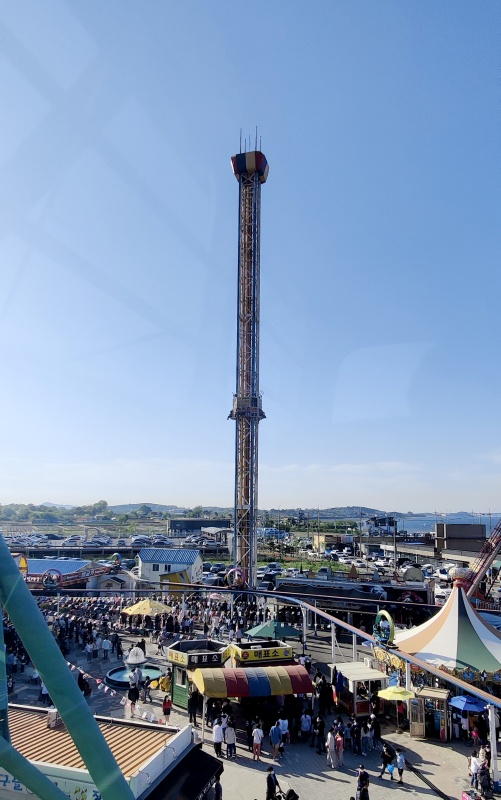 꽤 높은곳 까지 올라가는 스페이스샷