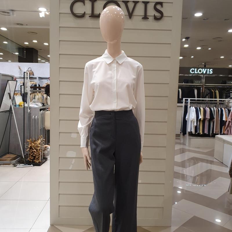 CLOVIS 클라비스 찰랑셔츠 링클프리 오픈카라 셔츠 CVYWC4902N