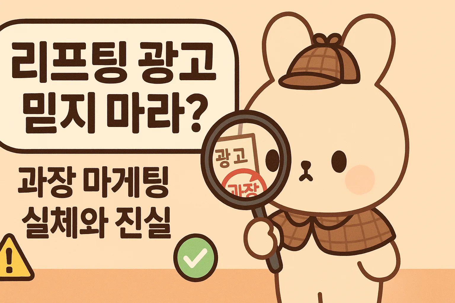 리프팅 광고 믿지 마라? 과장 마케팅 실체와 진실